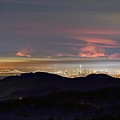 San Francisco skyline and SCU Lightning Complex